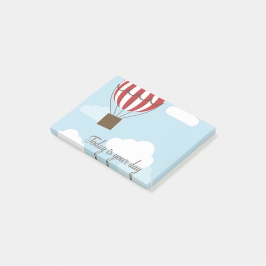 Heißluftballon Post-it Klebezettel (angewinkelt)