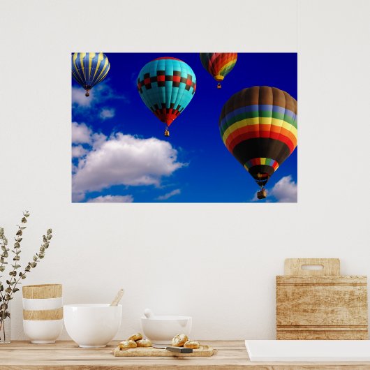Heißluftballon - Poster (Küche)