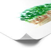 Heißluftballon Poster (Ecke)