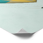 Heißluftballon Poster (Ecke)