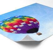 Heißluftballon Poster (Ecke)