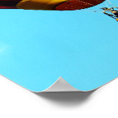 Heißluftballon - Poster (Ecke)