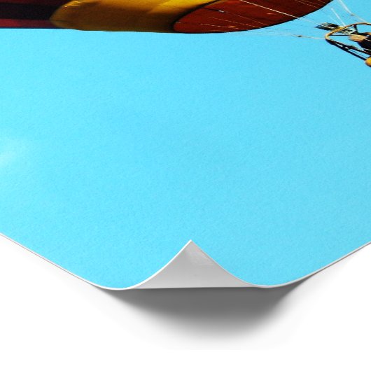 Heißluftballon - Poster (Ecke)