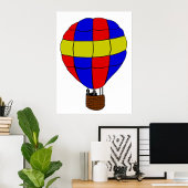 Heißluftballon Poster