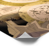 Heißluftballon Poster (Ecke)