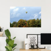 Heißluftballon Poster (Heimbüro)