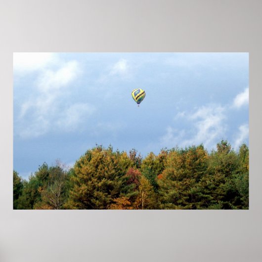 Heißluftballon Poster (Vorne)