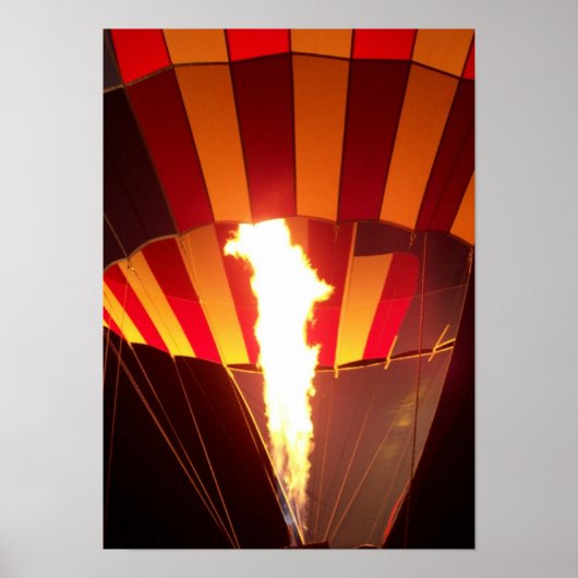 Heißluftballon Poster (Vorne)