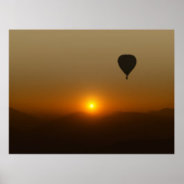 Heißluftballon Poster