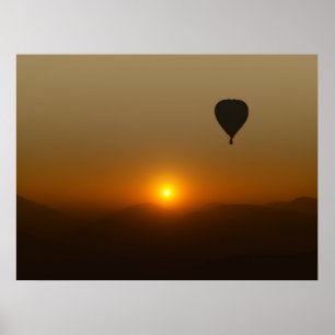 Heißluftballon Poster