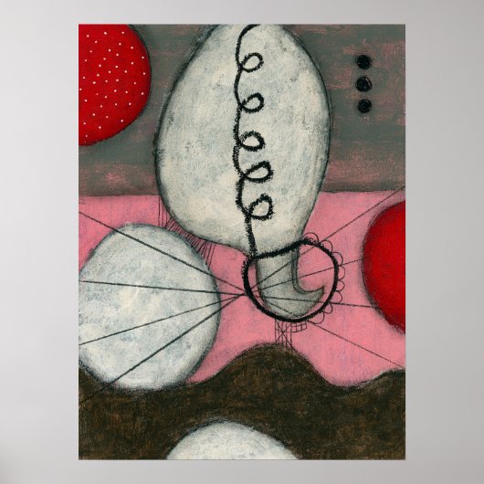 Heißluftballon Poster Mauer Kunst (Vorne)