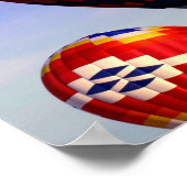 Heißluftballon-Poster Poster (Ecke)