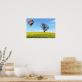 Heißluftballon-Poster Poster (Küche)