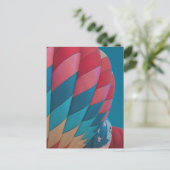 Heißluftballon postkarte (Stehend Vorderseite)