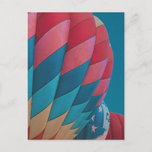 Heißluftballon postkarte