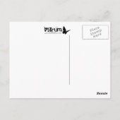 Heißluftballon Postkarte (Rückseite)