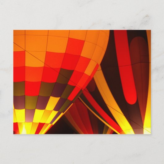 Heißluftballon Postkarte (Vorderseite)