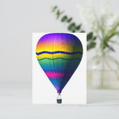 Heißluftballon Postkarte (Stehend Vorderseite)