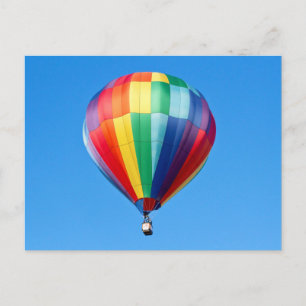 Heißluftballon Postkarte