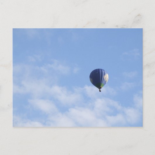 Heißluftballon Postkarte (Vorderseite)