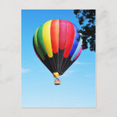 Heißluftballon Postkarte (Vorderseite)