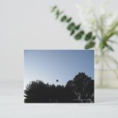 Heißluftballon Postkarte (Stehend Vorderseite)