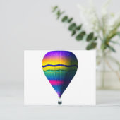 Heißluftballon Postkarte (Stehend Vorderseite)