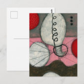 Heißluftballon Postkarte (Vorne/Hinten)
