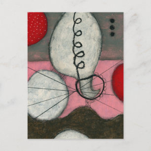 Heißluftballon Postkarte