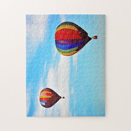 Heißluftballon Puzzle (Vertikal)