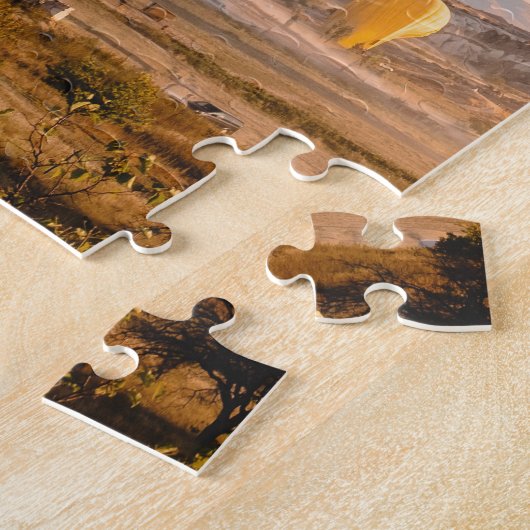 Heißluftballon Puzzle (Seite)