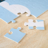 Heißluftballon Puzzle mit Kindername. (Seite)