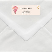 Heißluftballon Rosa Rücksendeadresse