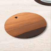 Heißluftballon Runder Pappuntersetzer (Angewinkelt)