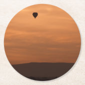 Heißluftballon Runder Pappuntersetzer (Vorderseite)