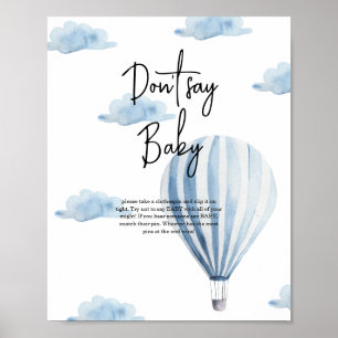 Heißluftballon - Sag nicht, Baby Poster