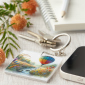 Heißluftballon Schlüsselanhänger (Vorderseite rechts)