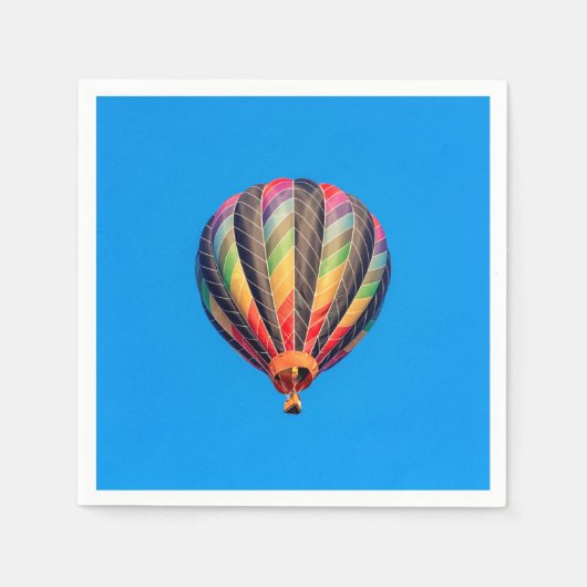 Heißluftballon Serviette (Vorderseite)