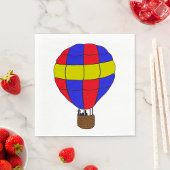 Heißluftballon Serviette
