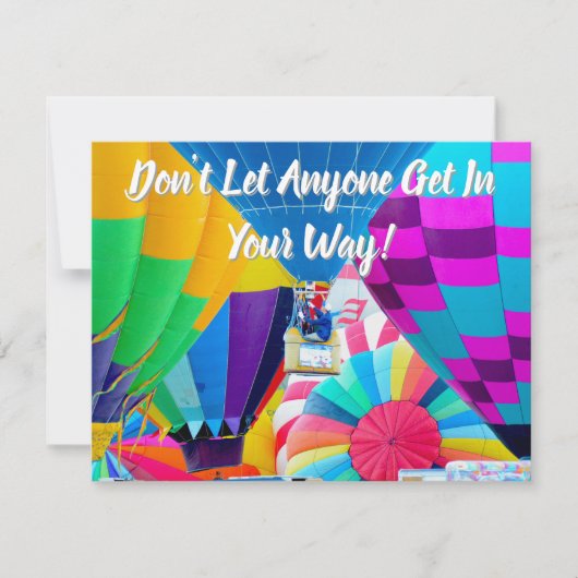 Heißluftballon-Spektakel (Vorderseite)