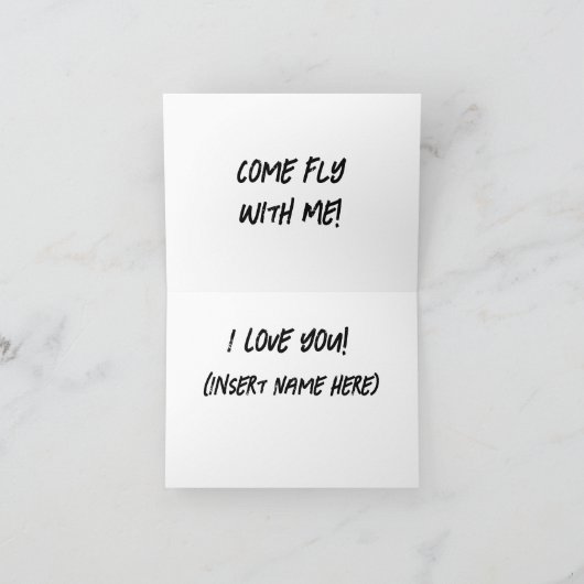 Heißluftballon-Spektakel Karte (Innenseite)