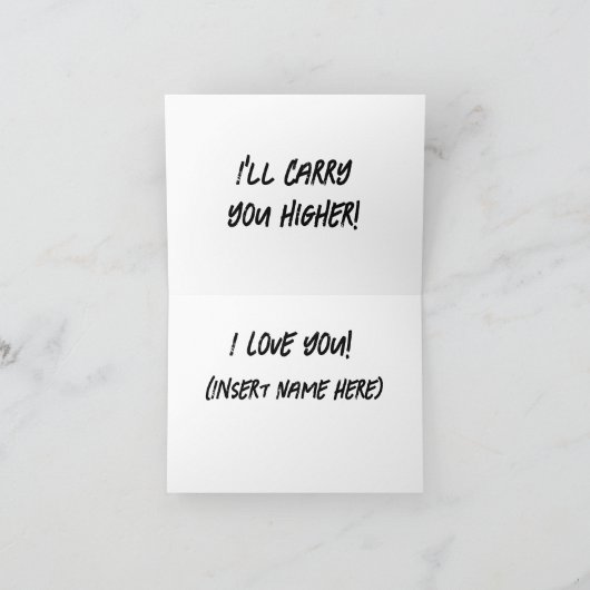 Heißluftballon-Spektakel Karte (Innenseite)