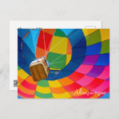 Heißluftballon-Spektakel Postkarte (Vorne/Hinten)