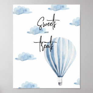 Heißluftballon - Süßigkeiten und Leckereien Poster