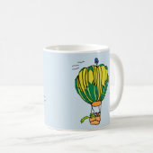 Heißluftballon-Tasse mit Katze und Hund Kaffeetasse (VorderseiteRechts)