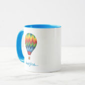 Heißluftballon-Tasse Tasse (Vorderseite Links)