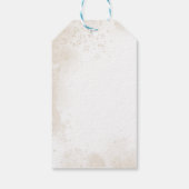 Heißluftballon Teddy Bear Cloud Bird Baby Dusche Geschenkanhänger (Rückseite)