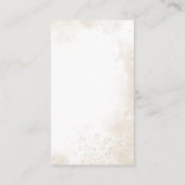 Heißluftballon Teddy Bear Clouds Babydusche Begleitkarte (Rückseite)