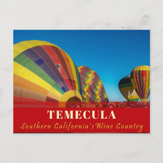 Heißluftballon Temecula Postcard Land Postkarte
