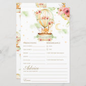 Heißluftballon Tiere Kindervorhersagen & Ratschläg (Vorne/Hinten)